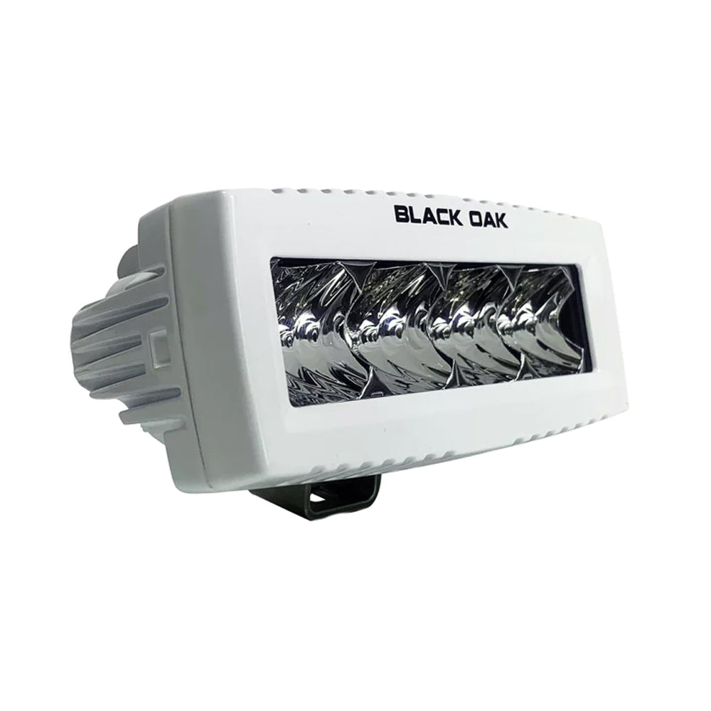 Black Oak 4" Marine Spreader Light - Flood Optics - White Housing - Pro Series 3.0 [4MS-F] - Premium Flood/Spreader Lights from Black Oak LED - Just $136! 