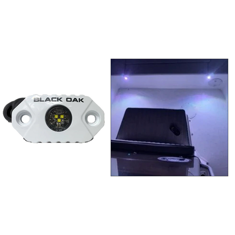 Black Oak Rock Accent Light - White LEDs - White Housing [MAL-W] - Premium Interior / Courtesy Light from Black Oak LED - Just $42.50! 