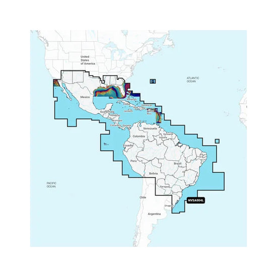 Garmin Navionics Vision+ NVSA004L -Mexico, the Caribbean to Brazil - Inland  Coastal Marine Charts [010-C1285-00] - Premium Garmin Navionics Vision+ from Garmin - Just $353.99! 