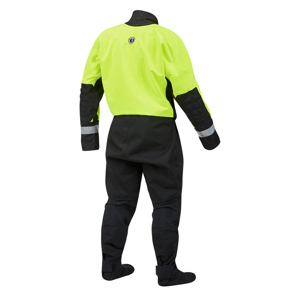 Mustang MSD576 Water Rescue Dry Suit - Fluorescent Yellow Green-Black - XL [MSD57602-251-XL-101] - Premium Immersion/Dry/Work Suits from Mustang Survival - Just $1443.99! 