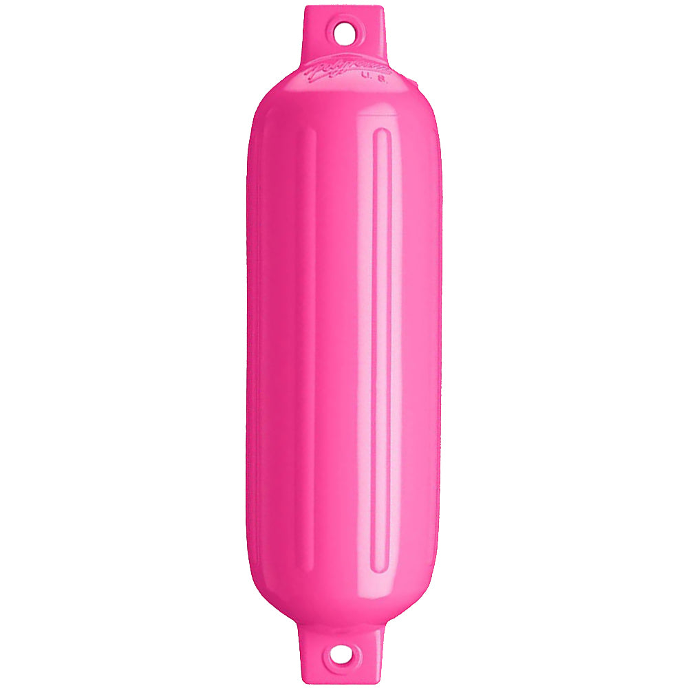 Polyform G-5 Twin Eye Fender 8.8" x 26.8" - Pink [G-5-PINKWO] - Premium Fenders from Polyform U.S. - Just $63.99! 