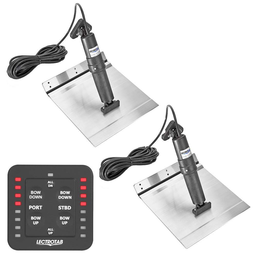 Lectrotab XKA Aluminum Alloy Trim Tab Kit w/One-Touch Control - 9 x 9 [XKASL9X9A] - Premium Trim Tabs from Lectrotab - Just $953.70! 