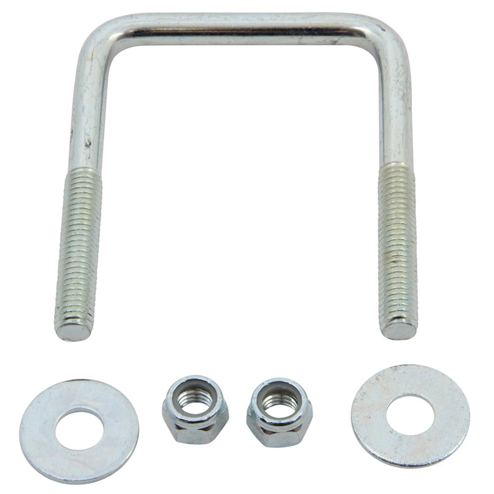 C.E. Smith Zinc U-Bolt 7/16"-14 X 3-1/8" X 4" w/Washers  Nuts - Square [15253A] - Premium Rollers & Brackets from C.E. Smith - Just $7.99! 