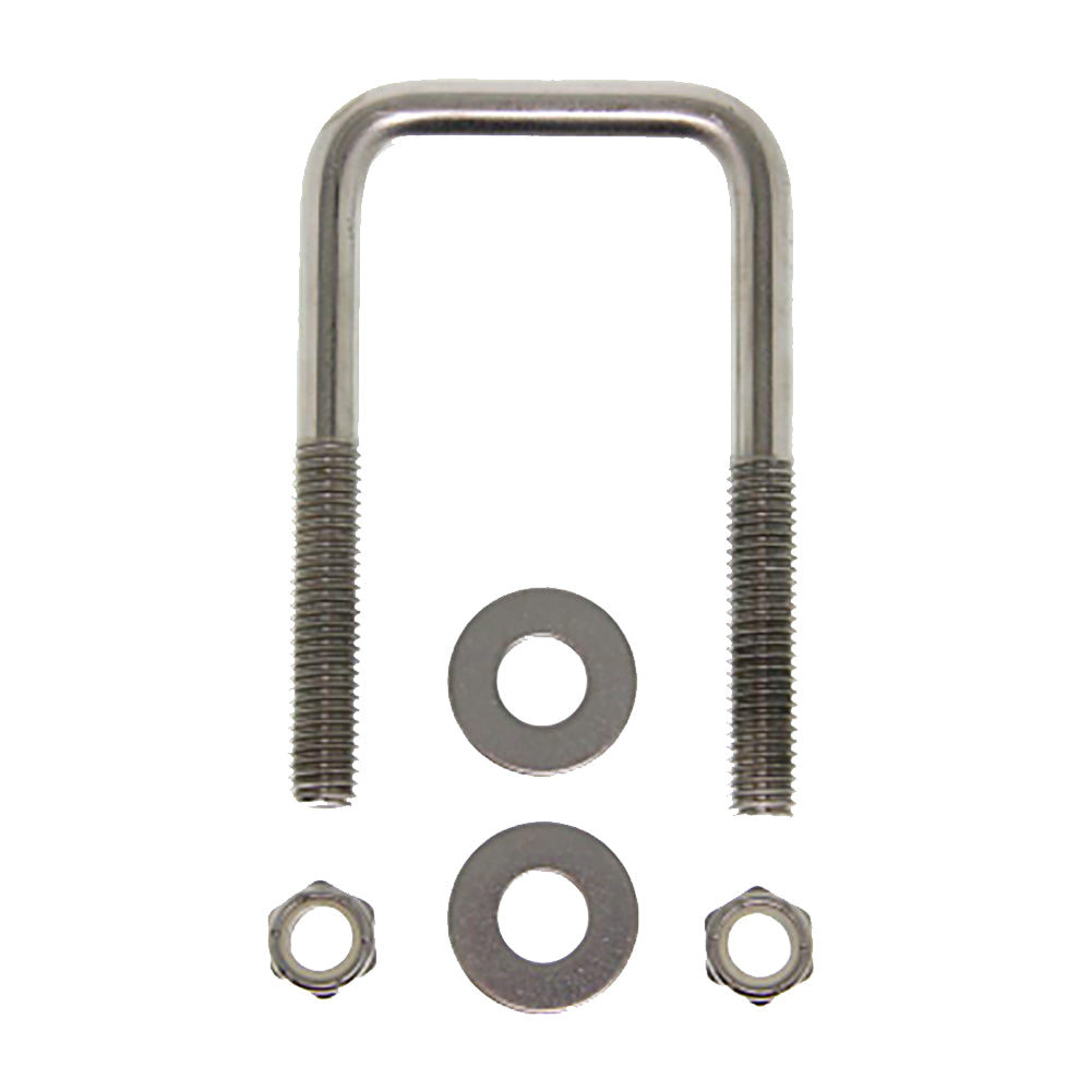 C.E. Smith Zinc U-Bolt 7/16"-14 X 3-1/8" X 3" w/Washers  Nuts - Square [15252A] - Premium Rollers & Brackets from C.E. Smith - Just $7.99! 