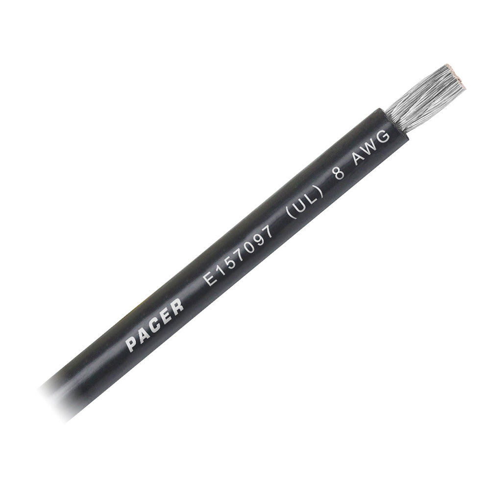 Pacer Black 8 AWG Battery Cable - Sold By The Foot [WUL8BK-FT] - Premium Wire from Pacer Group - Just $0.95! 