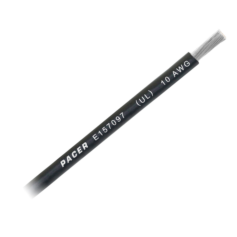 Pacer Black 10 AWG Battery Cable - Sold By The Foot [WUL10BK-FT] - Premium Wire from Pacer Group - Just $0.58! 