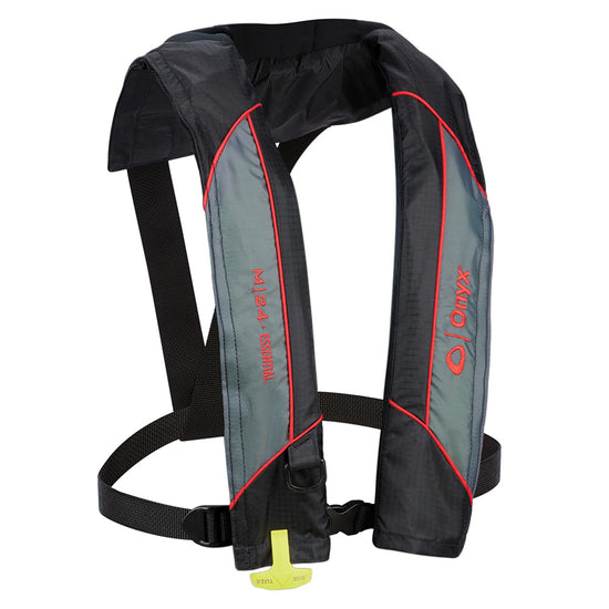 Onyx M-24 Essential Manual Inflatable Life Jacket - Red - Adult Universal [131200-100-004-23] - Premium Life Vests from Onyx Outdoor - Just $123.99! 