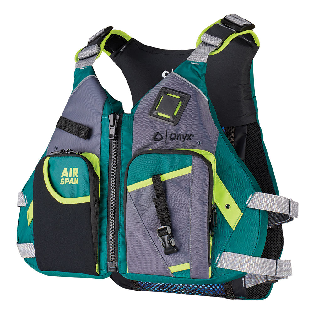 Onyx Airspan Angler Life Jacket - M/L - Green [123200-400-040-23] - Premium Life Vests from Onyx Outdoor - Just $67.99! 