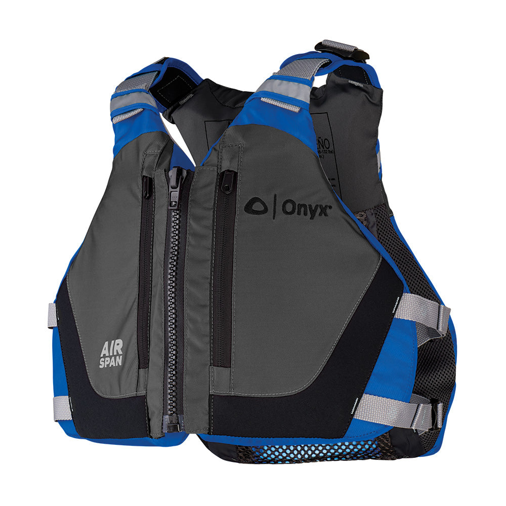 Onyx Airspan Breeze Life Jacket - M/L - Blue [123000-500-040-23] - Premium Life Vests from Onyx Outdoor - Just $62.99! 