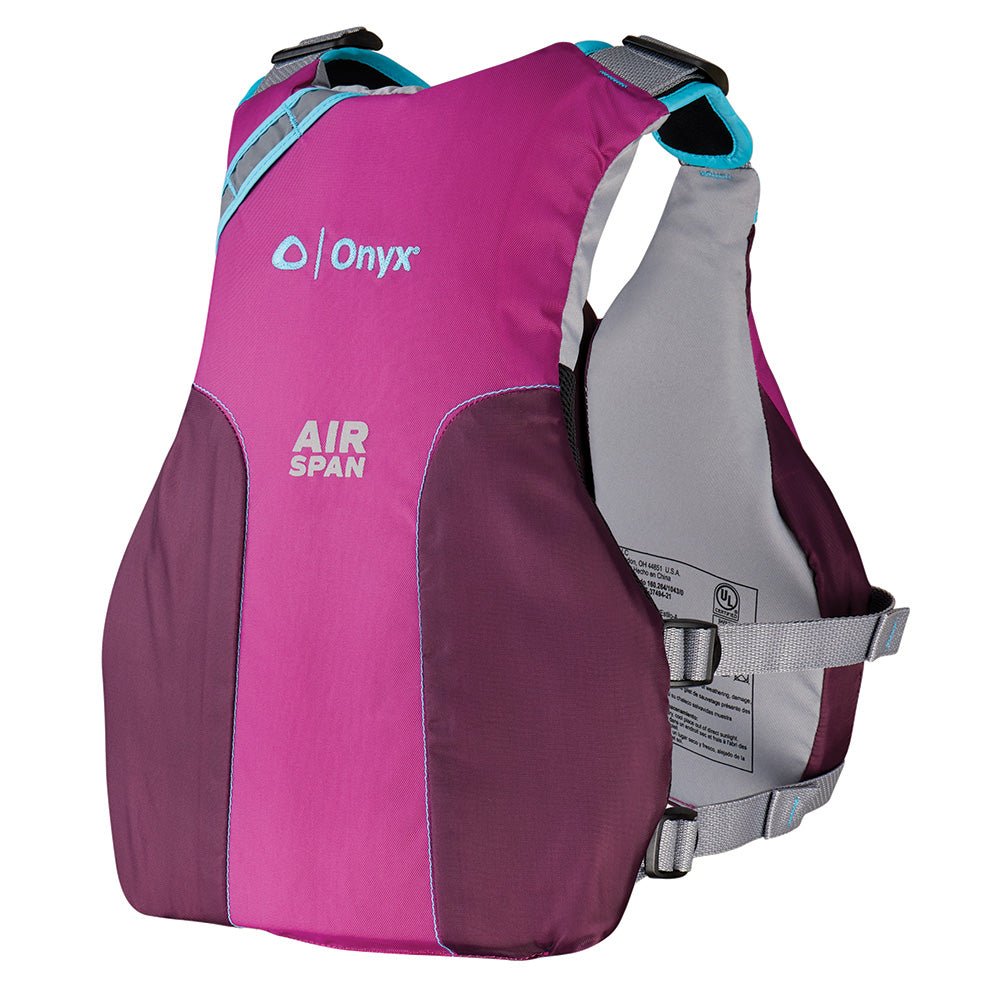 Onyx Airspan Breeze Life Jacket - XS/SM - Purple [123000-600-020-23] - Premium Life Vests from Onyx Outdoor - Just $62.99! 