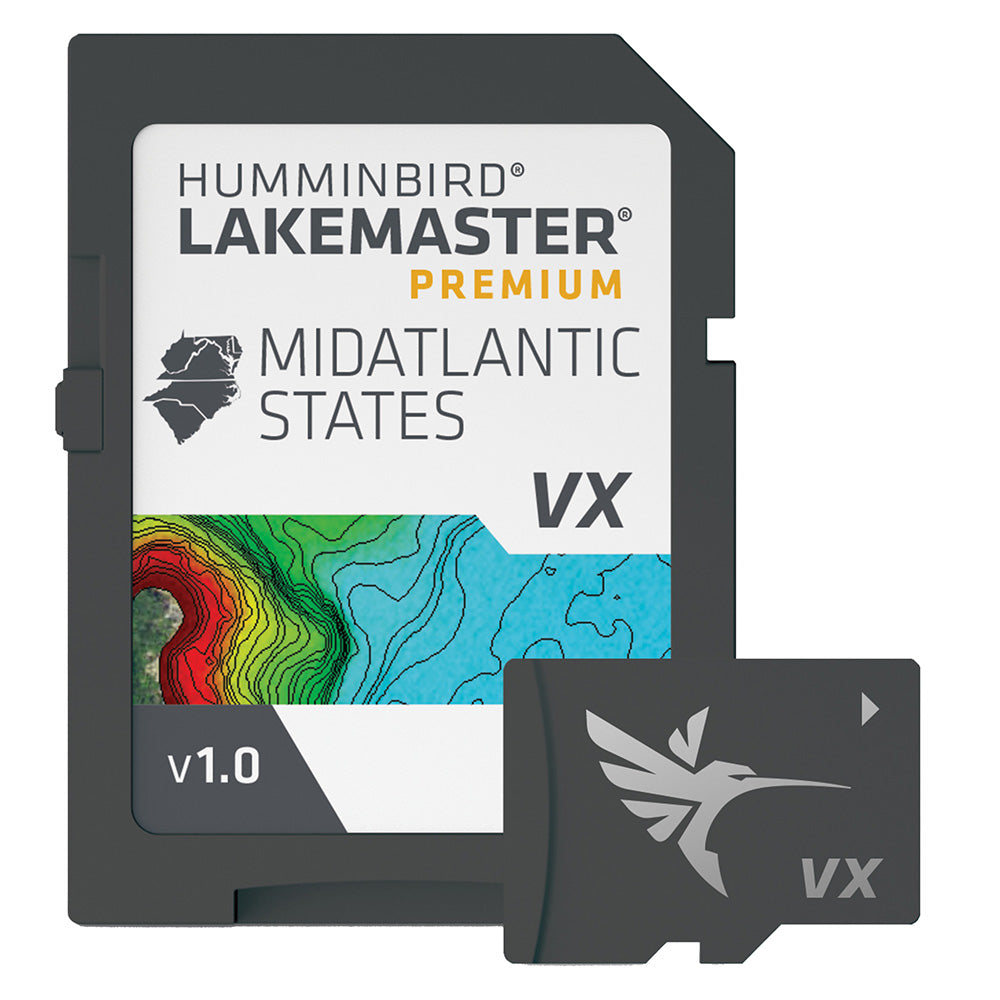 Humminbird LakeMaster VX Premium - Mid-Atlantic States [602004-1] - Premium Humminbird from Humminbird - Just $199.99! 