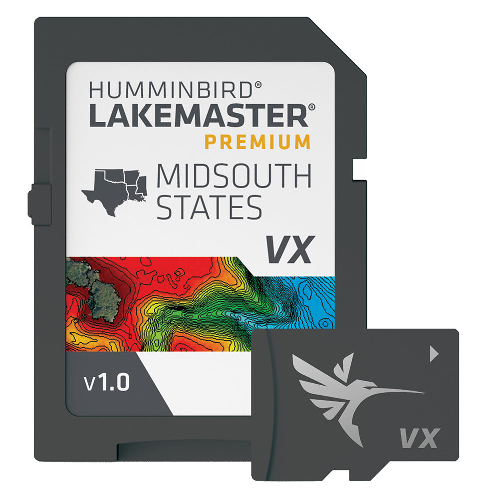 Humminbird LakeMaster VX Premium - Mid-South States [602005-1] - Premium Humminbird from Humminbird - Just $199.99! 