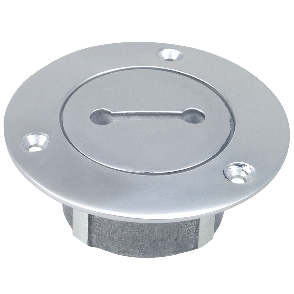 Perko 1" Chrome Unmarked Pipe Deck Plate [0528006CHR] - Premium Deck Plates from Perko - Just $87.99! Shop now at Boat Gear Depot