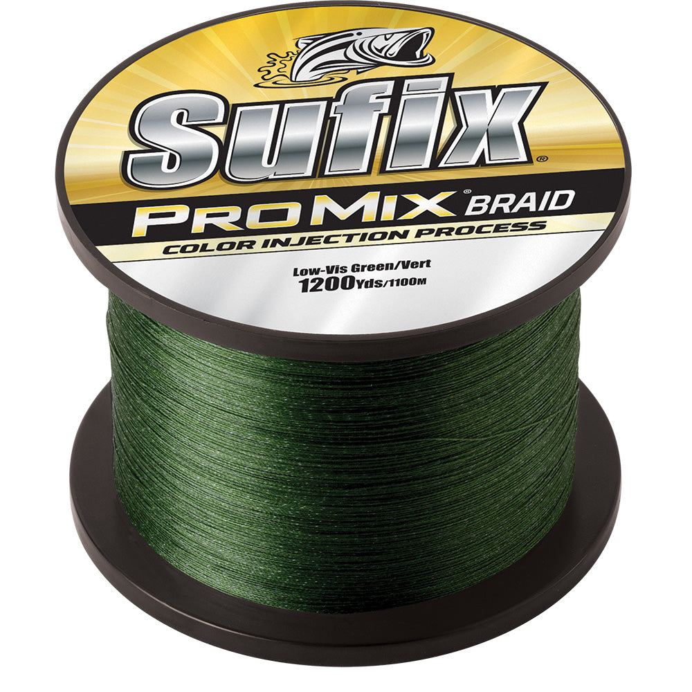 Sufix ProMix Braid - 10lb - Low-Vis Green - 1200 yds [630-310G] - Premium Lines & Leaders from Sufix - Just $83.99! 