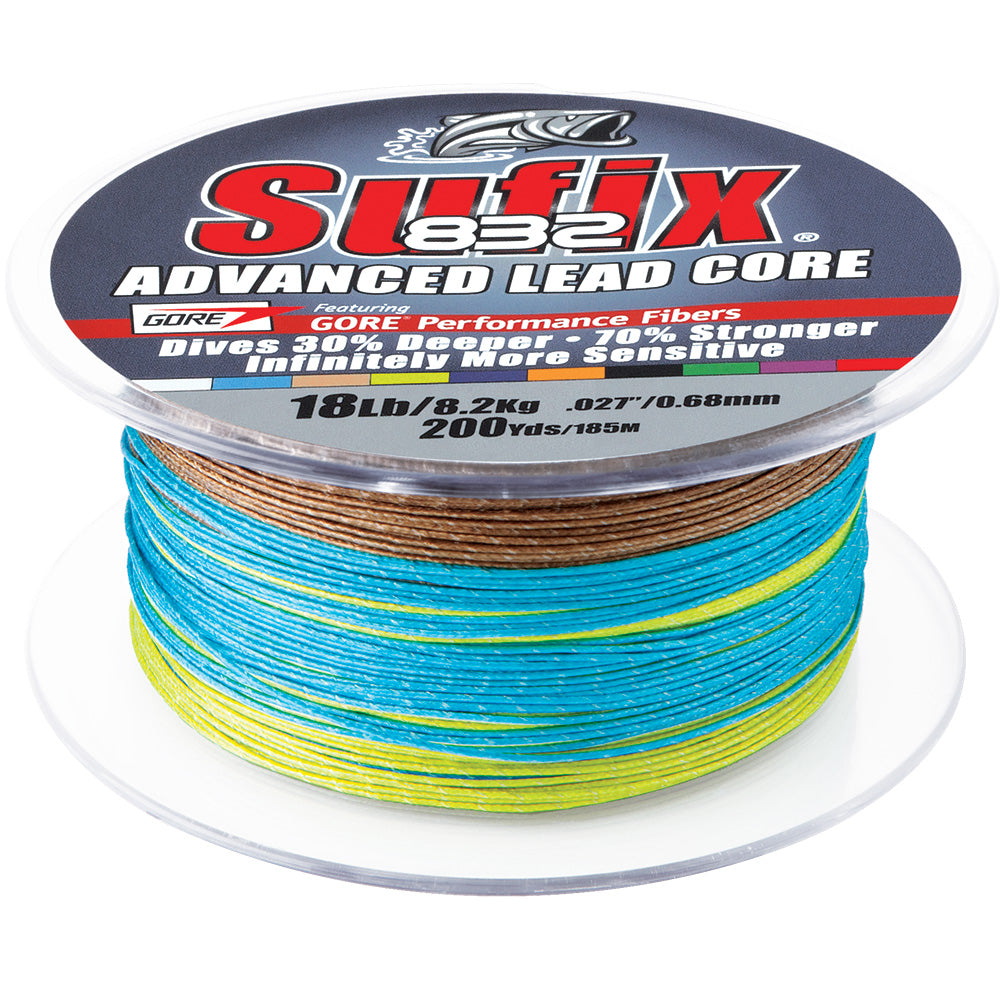 Sufix 832 Advanced Lead Core - 18lb - 10-Color Metered - 200 yds [658-218MC] - Premium Lines & Leaders from Sufix - Just $56.99! 