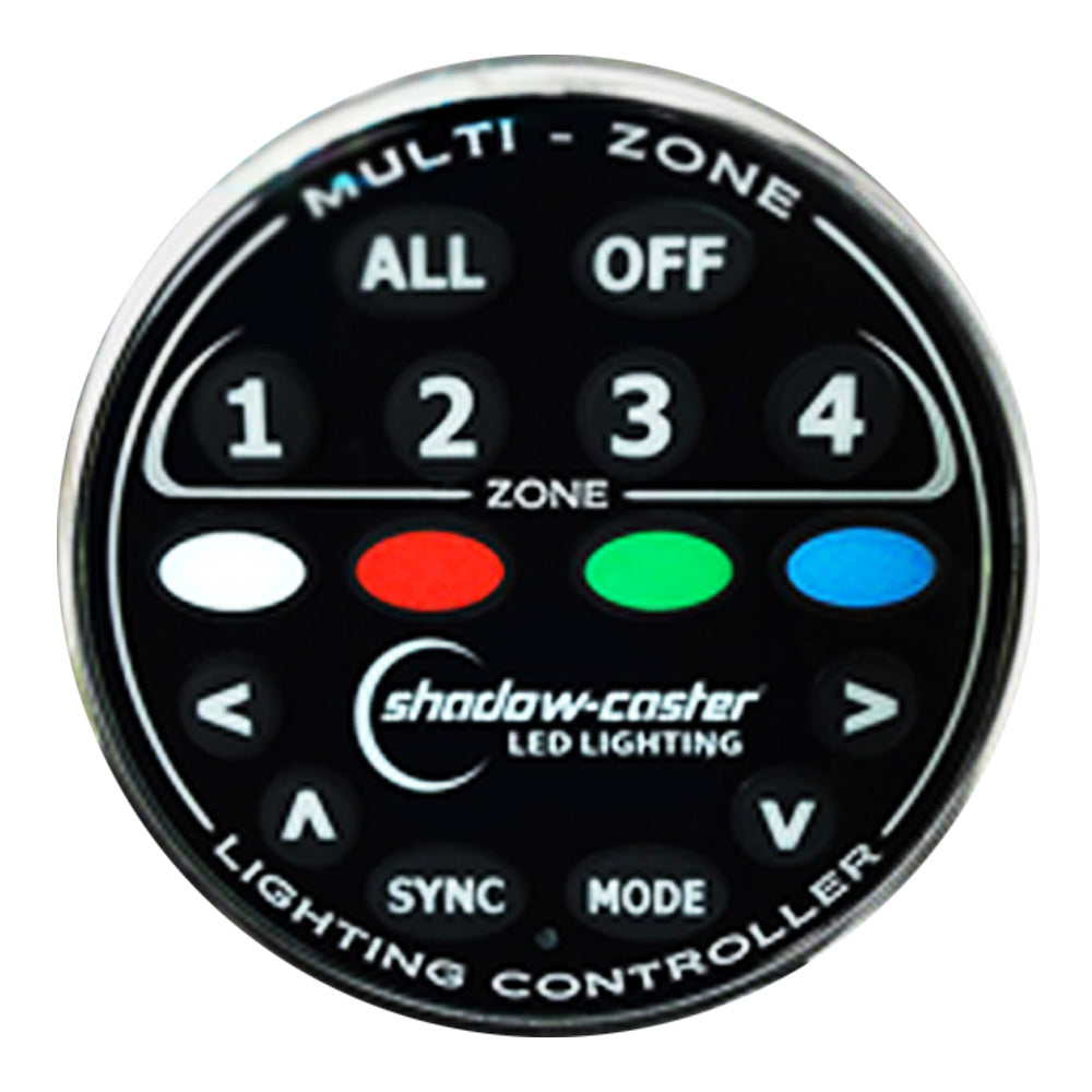 Shadow-Caster Round Zone Controller 4 Channel Remote f/MZ-LC or SCM-LC [SCM-ZC-REMOTE] - Premium Accessories from Shadow-Caster LED Lighting - Just $177! 