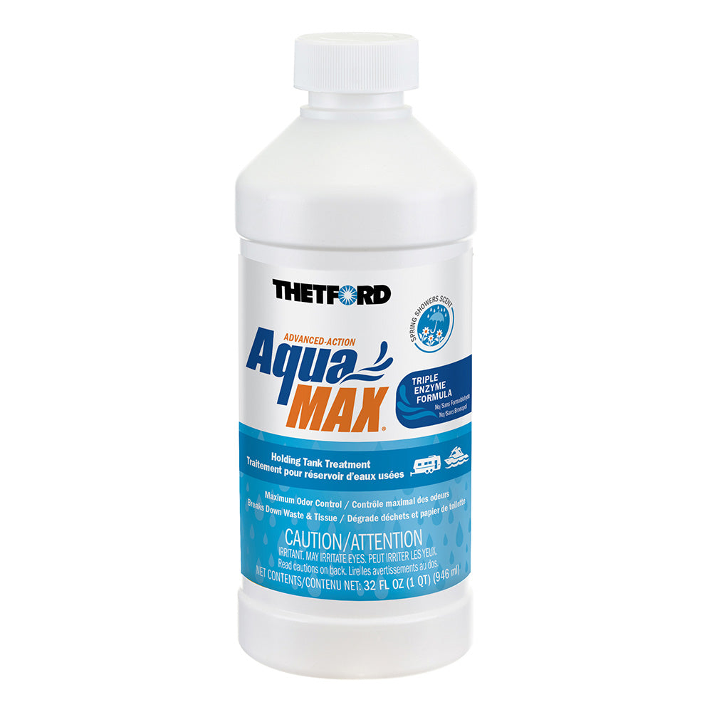 Thetford AquaMax Holding Tank Treatment - 32oz - Spring Shower Scent [96635] - Premium Marine Sanitation from Thetford Marine - Just $9.01! 