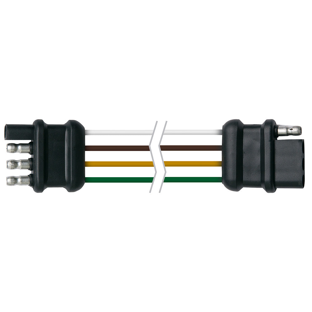 Ancor Trailer Connector-Flat 4-Wire - 12" Loop [249101] - Premium Lights & Wiring from Ancor - Just $4.99! 