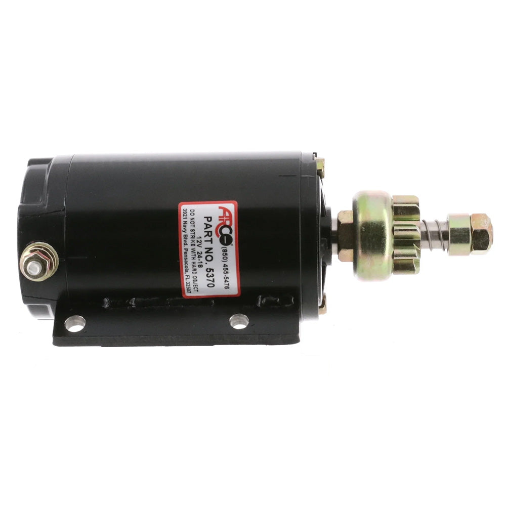 ARCO Marine Johnson/Evinrude Outboard Starter - 9 Tooth (Early Model) [5370] - Premium Engine Controls from ARCO Marine - Just $177.99! 