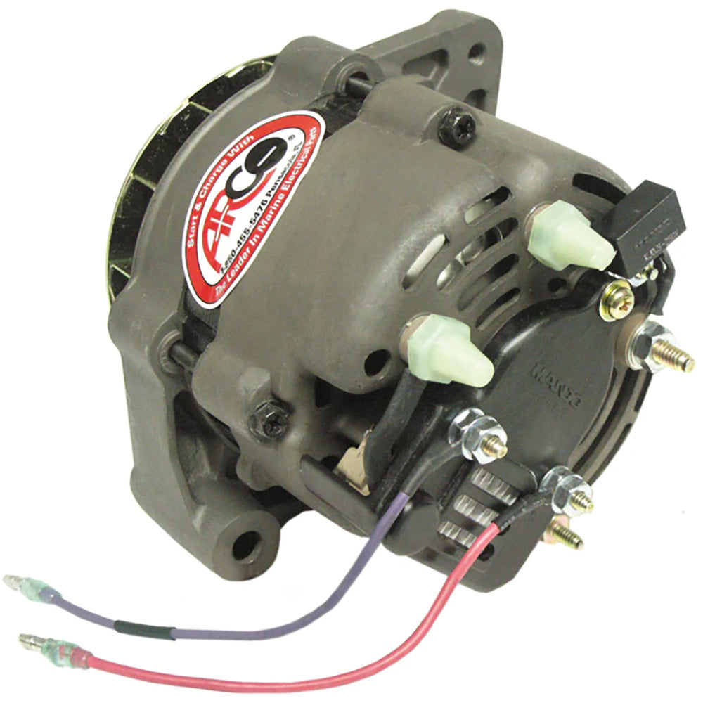 ARCO Marine Premium Replacement Alternator w/Single Groove Pulley - 12V, 55A [60050] - Premium Alternators from ARCO Marine - Just $203.99! 