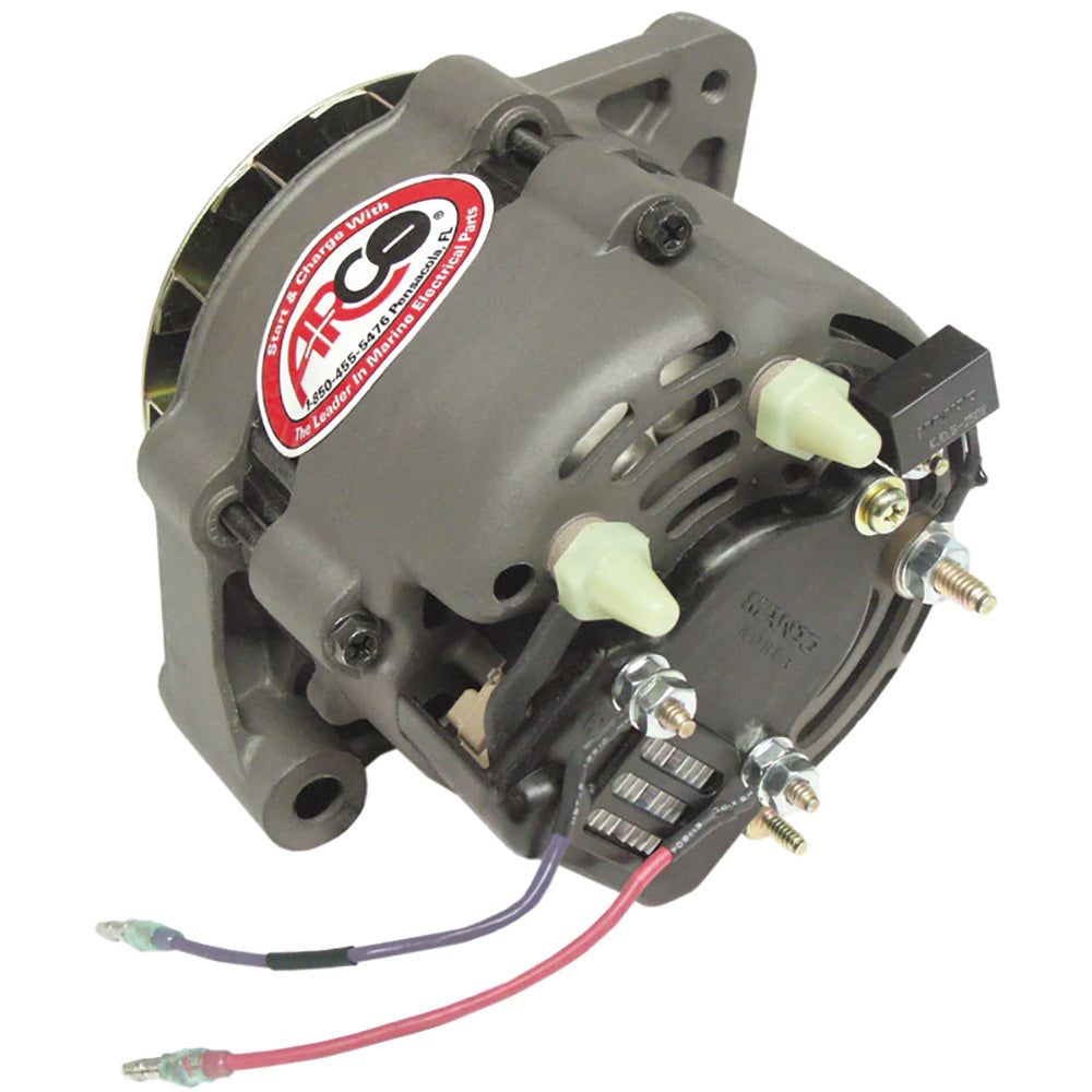 ARCO Marine Premium Replacement Alternator w/Multi-Groove Pulley - 12V 55A [60055] - Premium Alternators from ARCO Marine - Just $217.99! 