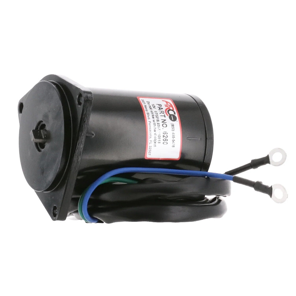 ARCO Marine Replacement Outboard Tilt Trim Motor - Yamaha, 2-Wire, 3 Bolt, Flat Blade [6260] - Premium Engine Controls from ARCO Marine - Just $240.99! 