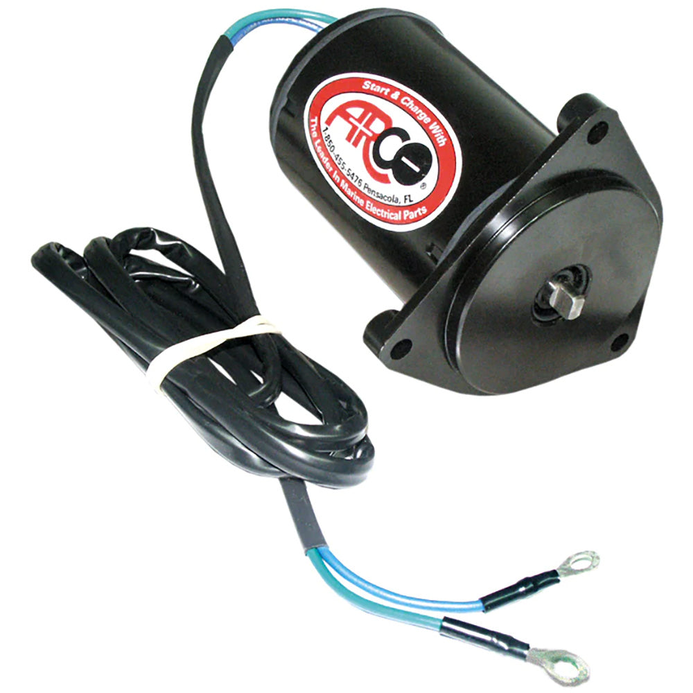 ARCO Marine Replacement Outboard Tilt Trim Motor - Yamaha, 2-Wire, 3 Bolt, Flat Blade [6260] - Premium Engine Controls from ARCO Marine - Just $240.99! 