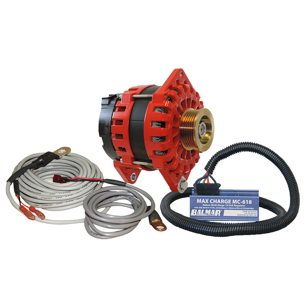 Balmar Alternator 170 AMP Kit 12V 4" Dual Foot Saddle K6 Pulley [XT-DF4-170-K6] - Premium Alternators from Balmar - Just $984! 