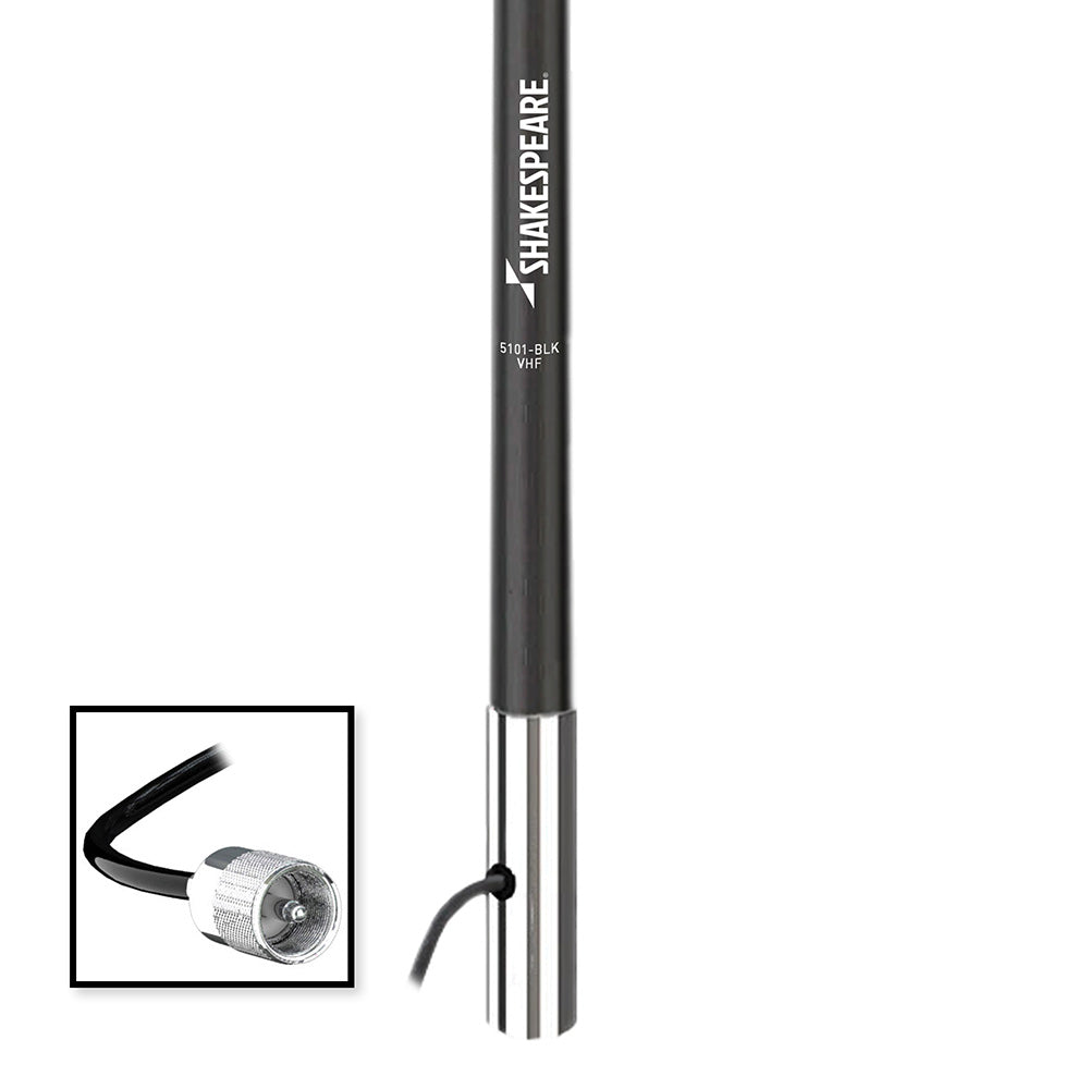 Shakespeare 5101 8 Classic VHF Antenna w/15' RG-58 Cable - Black [5101-BLK] - Premium Antennas from Shakespeare - Just $80.99! 