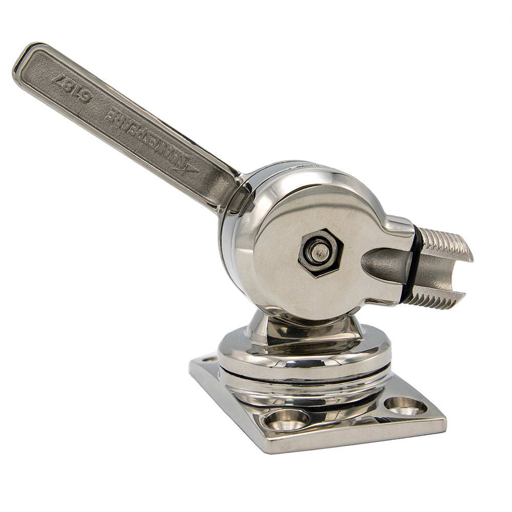 Shakespeare 6187 Sleek  Compact Stainless Steel Rotatable 4-Way Ratchet Mount [6187] - Premium Antenna Mounts & Accessories from Shakespeare - Just $79.99! 