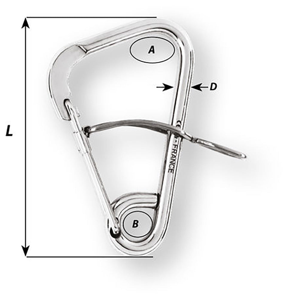 Wichard Automatic Mooring Hook - 170mm Length - 6-11/16" [02329] - Premium Docking Accessories from Wichard Marine - Just $176.99! Shop now at Boat Gear Depot