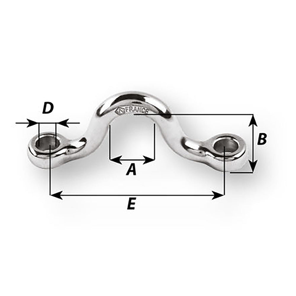 Wichard Eye Strap - 6mm Diameter - 15/64"- 45mm Spacing - 1-49/64" [09203] - Premium Accessories from Wichard Marine - Just $10.99! 