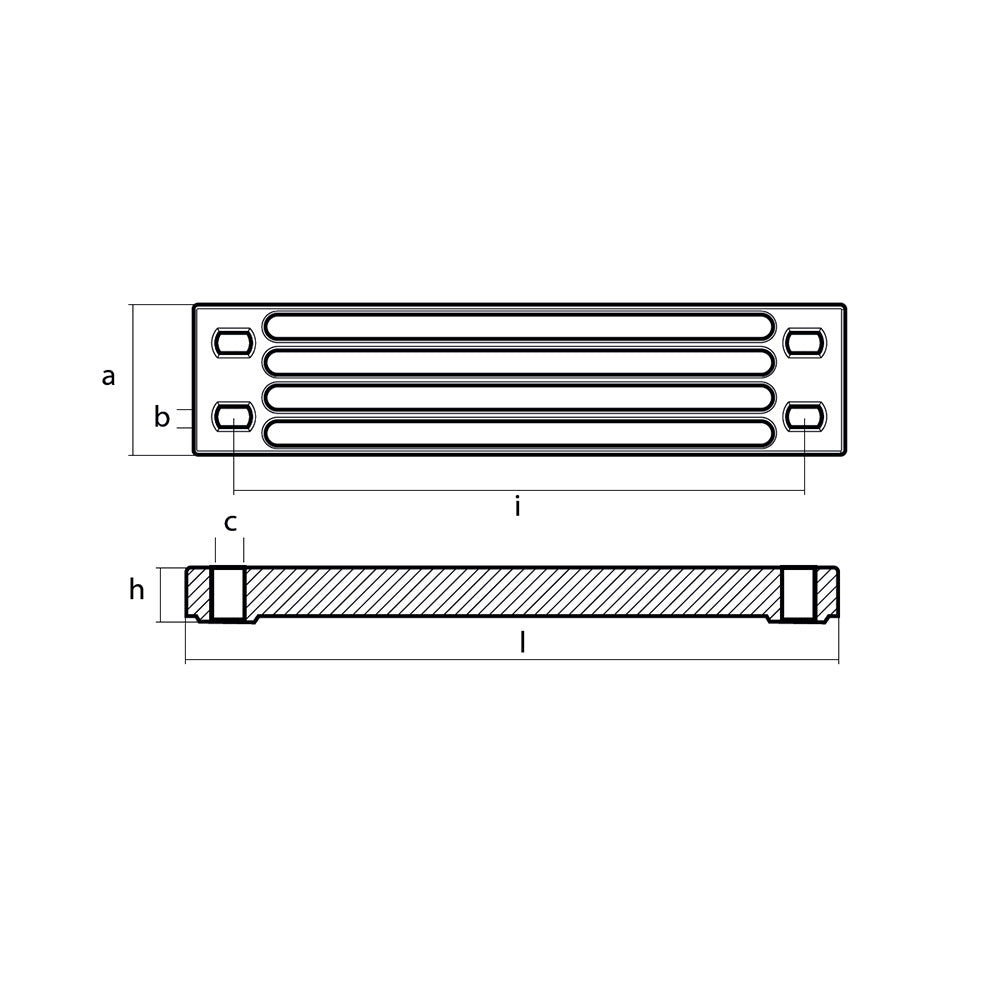 Tecnoseal Aluminum Yamaha Bar Anode f/Engine Bracket [01112-1AL] - Premium Anodes from Tecnoseal - Just $15.99! 