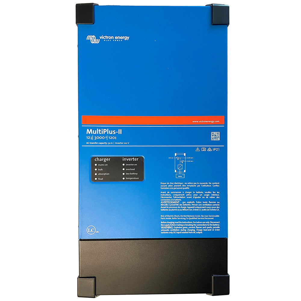 Victron MultiPlus-II 12/3000 - 120-50 - 120V - UL Approved [PMP122305122] - Premium Charger/Inverter Combos from Victron Energy - Just $1006.40! 