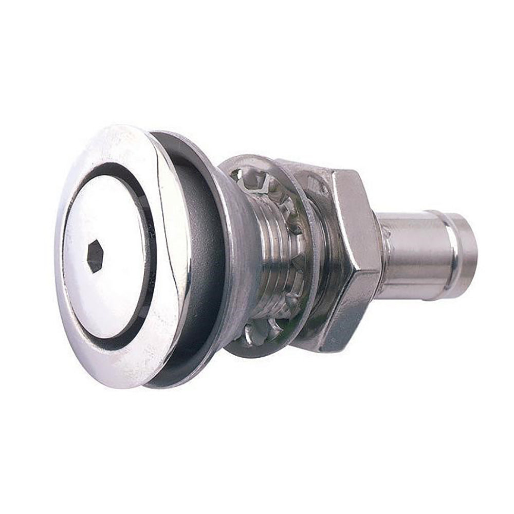 Attwood 316 Stainless Steel Alloy Flush Mount Fuel Vent - Straight Vent [66031-3] - Premium Fuel Systems from Attwood Marine - Just $27.99! 