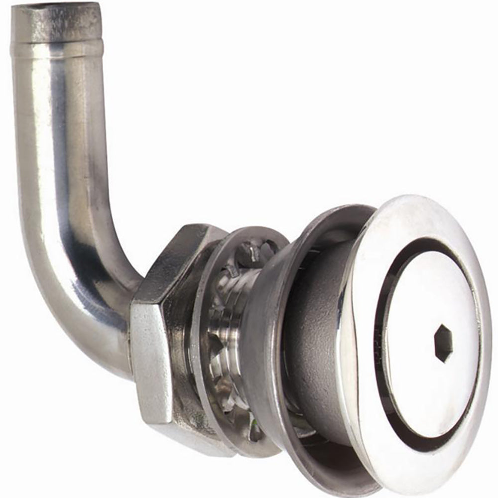 Attwood 316 Stainless Steel Alloy Flush Mount Fuel Vent - 90 Vent [66032-3] - Premium Fuel Systems from Attwood Marine - Just $32.99! 