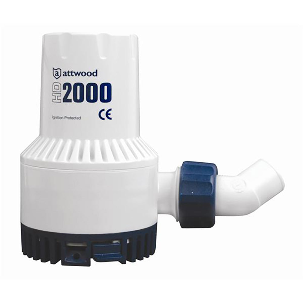 Attwood HD2000 Heavy Duty Bilge Pump - 24V  2000 GPH [4770-4] - Premium Bilge Pumps from Attwood Marine - Just $125.99! 