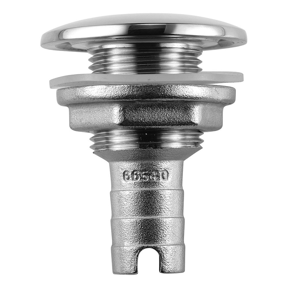 Attwood Stainless Steel Thru-Hull Short Straight Barbed - 3/4" Inner Diameter [66541-3] - Premium Thru-Hull Fittings from Attwood Marine - Just $22.99! 