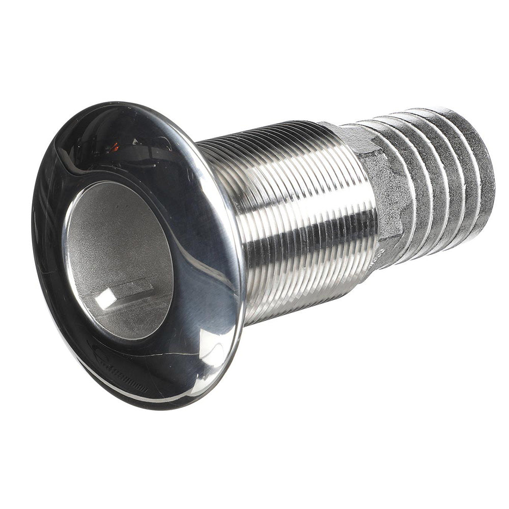 Attwood Stainless Steel Thru-Hull Standard Straight Barbed - 1-1/2" Inner Diameter [66551-3] - Premium Thru-Hull Fittings from Attwood Marine - Just $45.99! 