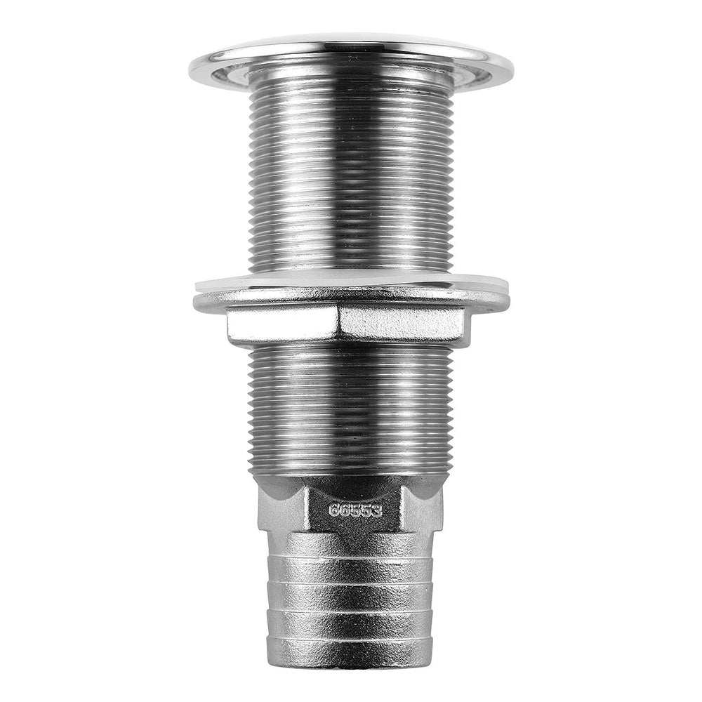 Attwood Stainless Steel Scupper Valve Barbed - 1-1/2" Hose Size [66553-3] - Premium Thru-Hull Fittings from Attwood Marine - Just $73.99! 