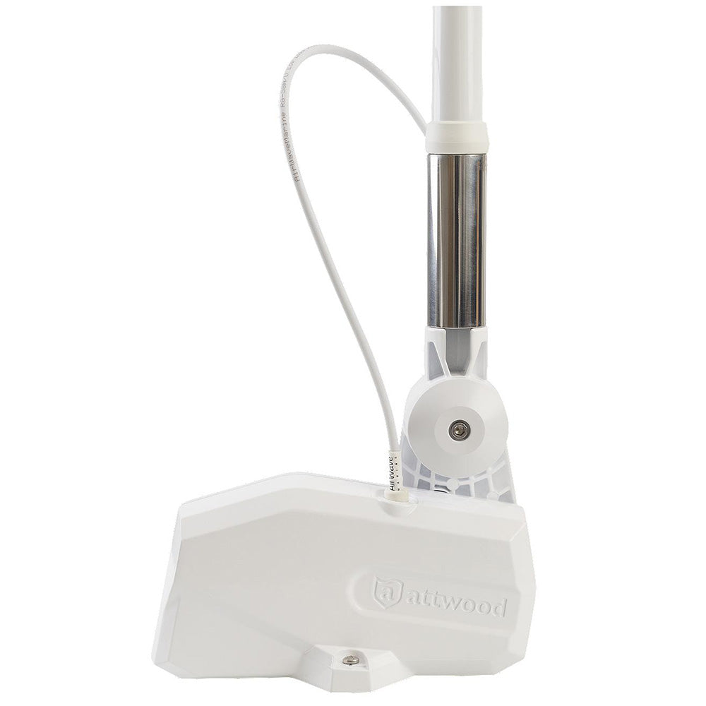 Attwood PowerBase Antenna - White Powered Fold-Down Antenna Base [6100-AT-7] - Premium Antenna Mounts & Accessories from Attwood Marine - Just $400.99! 