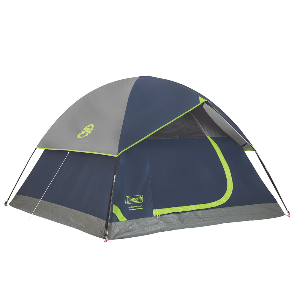 Coleman Sundome 4-Person Camping Tent - Navy Blue  Grey [2000035697] - Premium Tents from Coleman - Just $99.99! 