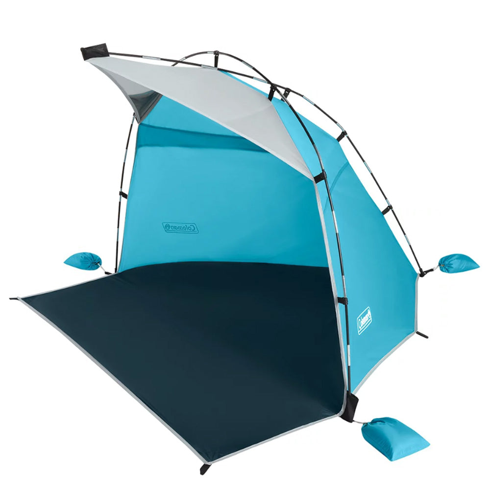 Coleman Skyshade Small Compact Beach Shade - Caribbean Sea [2000037508] - Premium Tents from Coleman - Just $49.99! 