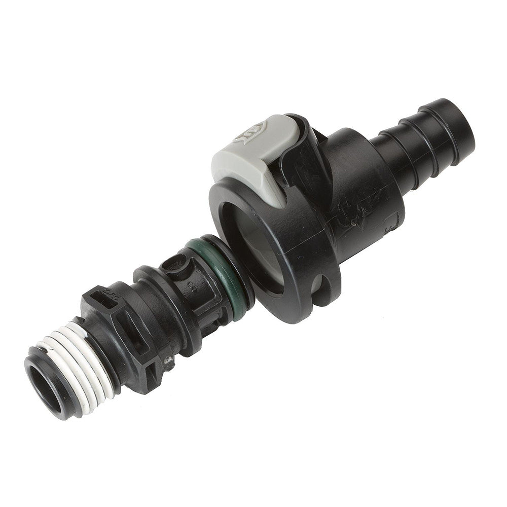 Attwood Universal Sprayless Connector - Male  Female [8838US6] - Premium Fuel Systems from Attwood Marine - Just $19.99! 