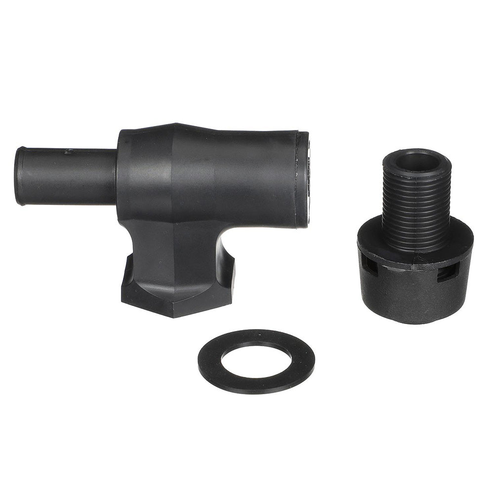 Attwood 90 P-Trap Fuel Tank Vent - Black w/Black Vent Head [1670-3] - Premium Vents from Attwood Marine - Just $13.99! 