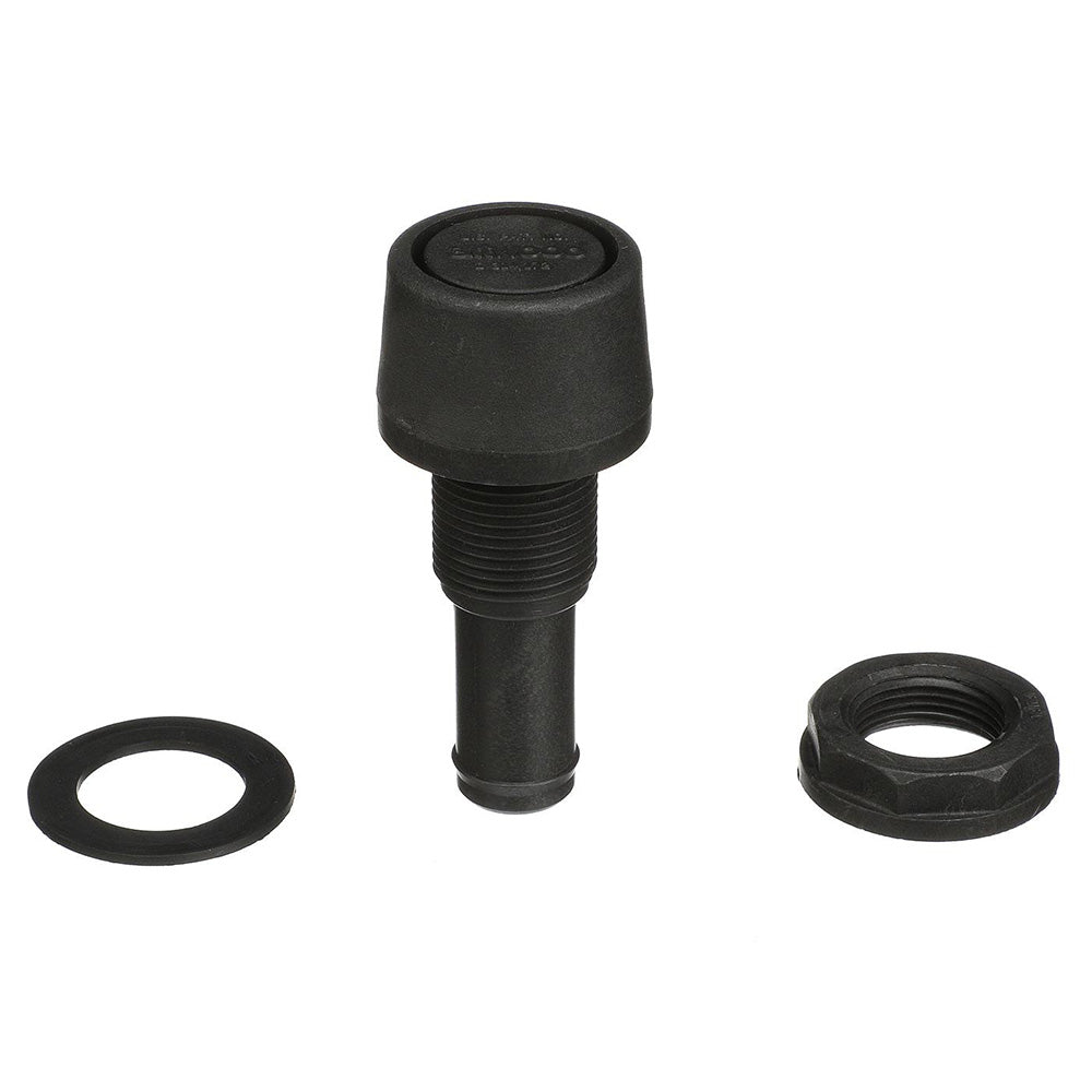 Attwood Straight Fuel Vent - Black Polypropylene [1607-3] - Premium Fuel Systems from Attwood Marine - Just $8.99! 