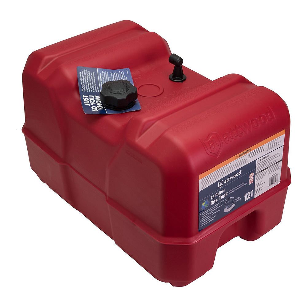 Attwood Portable Fuel Tank - 12 Gallon w/o Gauge [8812LP2] - Premium Fuel Systems from Attwood Marine - Just $112.99! 