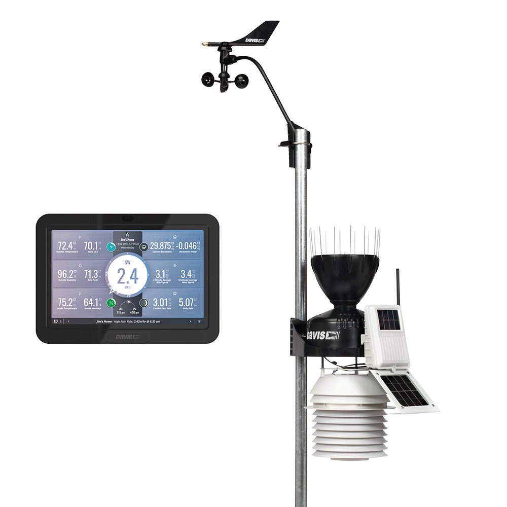 Davis Vantage Pro2 Wireless Weather Station w/WeatherLink Console  24hr Fan Aspirated Radiation Shield [6253] - Premium Weather Instruments from Davis Instruments - Just $982.99! 