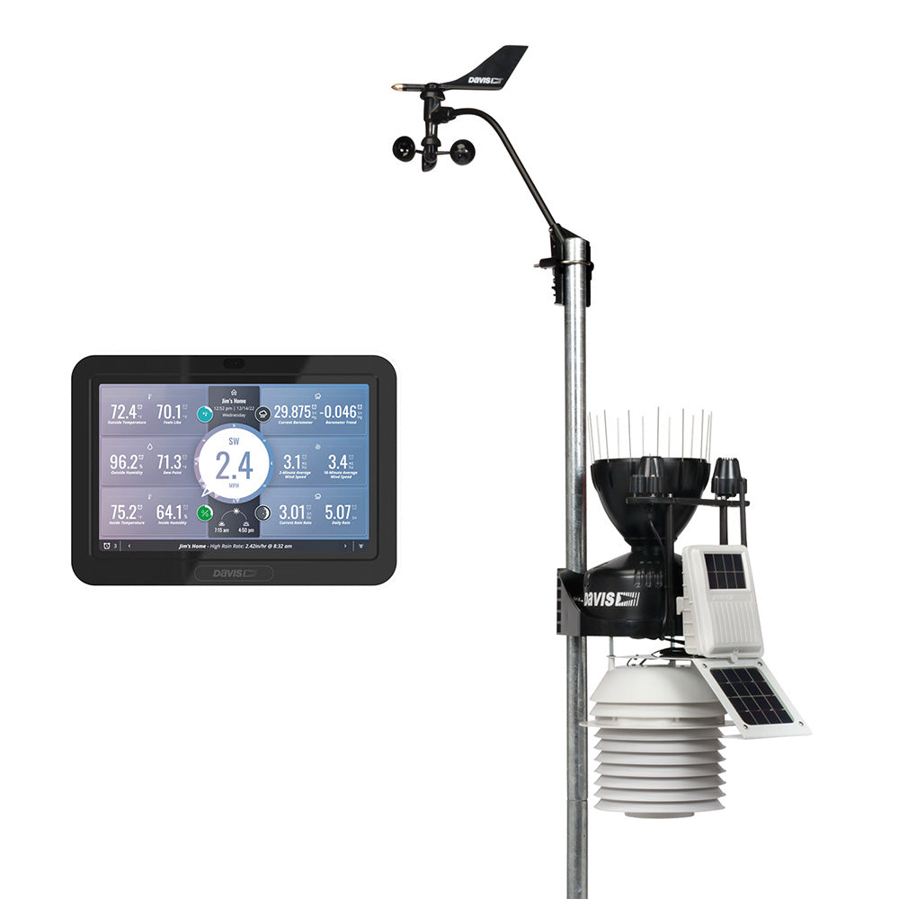 Davis Vantage Pro2 Wireless Weather Station w/WeatherLink Console, 24hr Fan Aspirated Radiation Shield, UV  Solar Sensors [6263] - Premium Weather Instruments from Davis Instruments - Just $1387.99! 