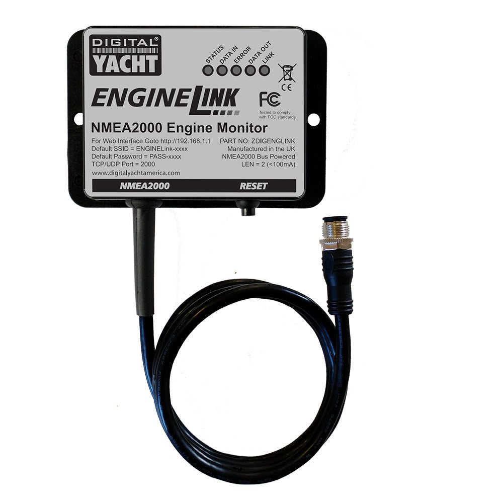 Digital Yacht Engine Link NMEA 2000 Engine Monitor [ZDIGELINK] - Premium Engine Controls from Digital Yacht - Just $241.99! 